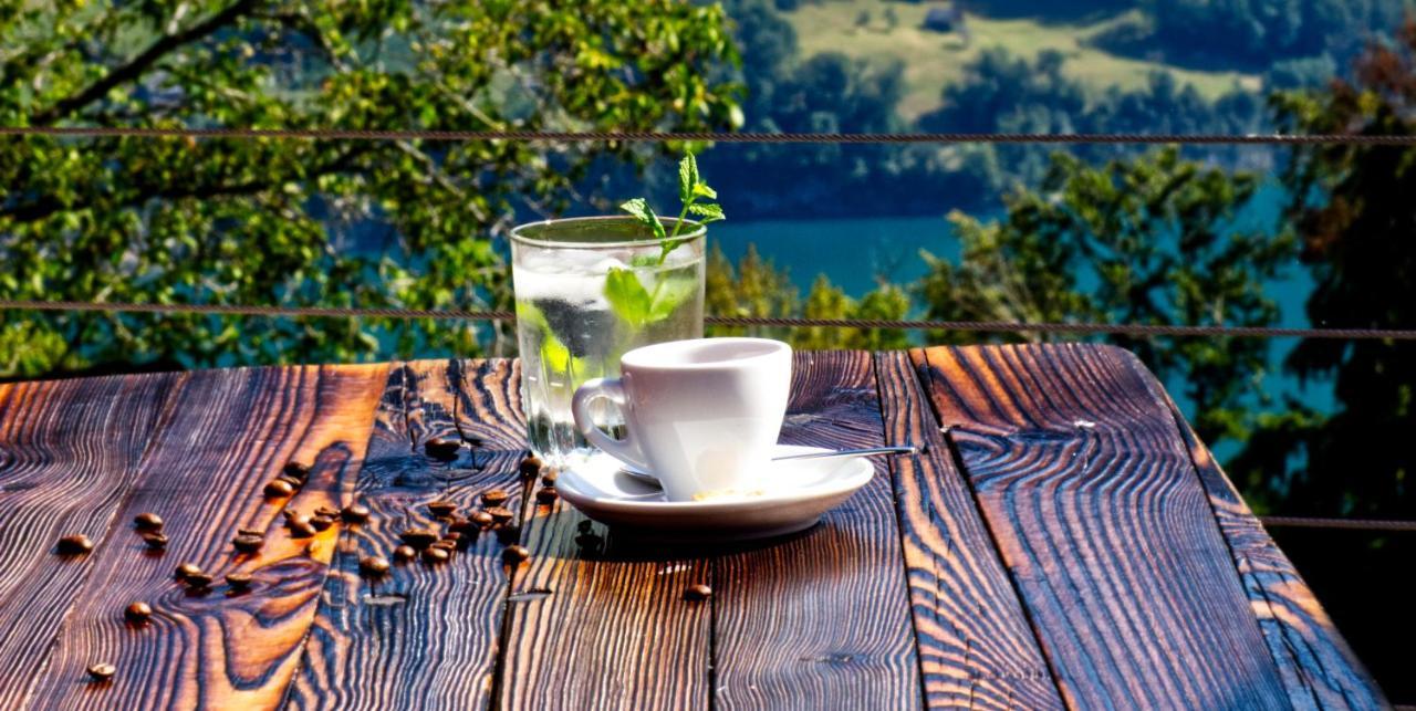 Hotel Cafe Seeblick 费尔茨巴赫 外观 照片